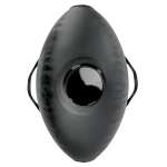 FETISH FANTASY SERIES - BODY DOCK INFLATABLE LOVE BALL WITH DILDO BLACK 41.9 CM