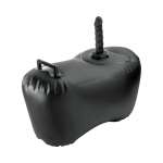 FETISH FANTASY SERIES - BODY DOCK INFLATABLE LOVE SEAT WITH DILDO 69.2 CM BLACK