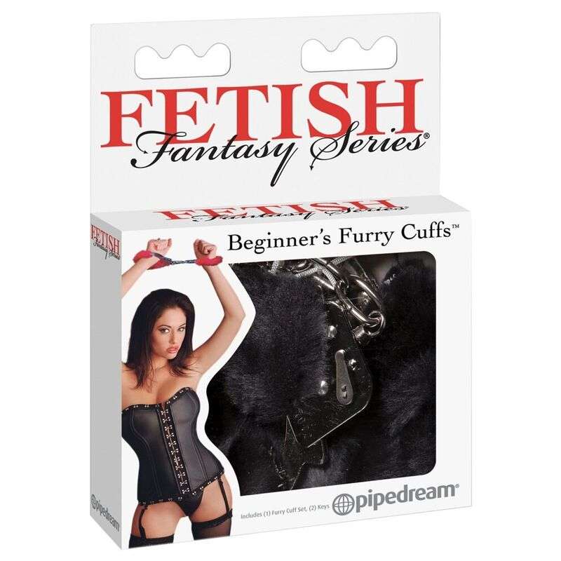 FETISH FANTASY SERIES - FURRY CUFFS BLACK FETISH FANTASY SERIES - FURRY CUFFS BLACK