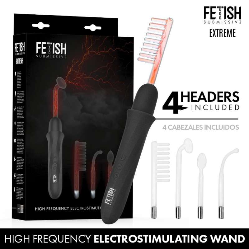 FETISH SUBMISSIVE - High Frequency Electrostimulation Wand