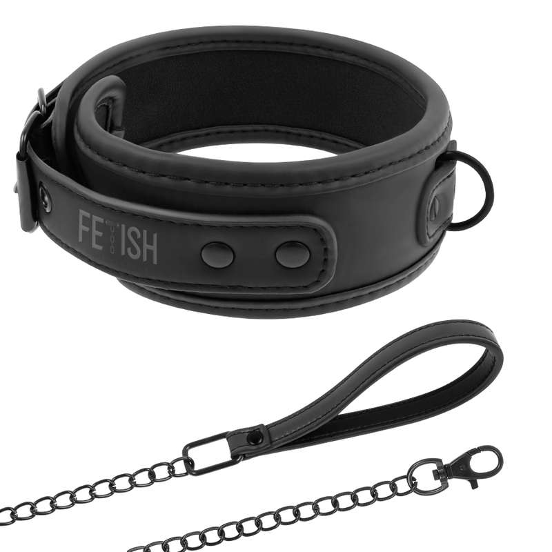 FETISH SUBMISSIVE - NOPRENE LINING CHAIN NECKLACE FETISH SUBMISSIVE - NOPRENE LINING CHAIN NECKLACE
