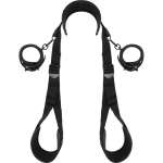 FETISH SUBMISSIVE - OPEN LEGS POSITION WITH NOPRENE LINING HANDCUFFS