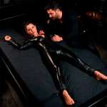 FETISH SUBMISSIVE - SET OF HANDCUFFS AND TIES WITH NOPRENE LINING