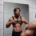 FETISH SUBMISSIVE ATTITUDE - ADJUSTABLE NEOPRENE CHEST SPORTS HARNESS FOR MEN