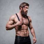 FETISH SUBMISSIVE ATTITUDE - MENS ECO-LEATHER BACK HARNESS