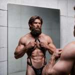 FETISH SUBMISSIVE ATTITUDE - MENS ECO-LEATHER JOCK STRAP HARNESS