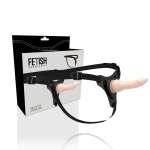 FETISH SUBMISSIVE HARNESS - FLESH REALISTIC SILICONE 16 CM