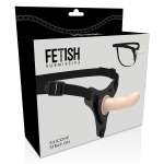 FETISH SUBMISSIVE HARNESS - FLESH SILICONE G-SPOT 12.5 CM