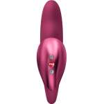 FUN FACTORY - ALLEGRO INSERTABLE DOUBLE AIR PULSE VIBRATOR WINE RED