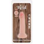 GET REAL - DELUXE THICK DOUBLE-DENSITY TPE DONG 25.5 CM