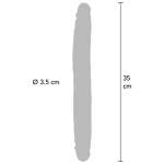 GET REAL - DOUBLE-ENDED SILICONE DILDO CARAMEL 35 CM