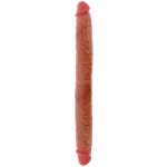 GET REAL - DOUBLE-ENDED SILICONE DILDO CARAMEL 46 CM