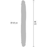 GET REAL - DOUBLE-ENDED SILICONE DILDO CARAMEL 46 CM