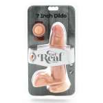 GET REAL - DUAL DENSITY DILDO 12 CM BALLS SKIN