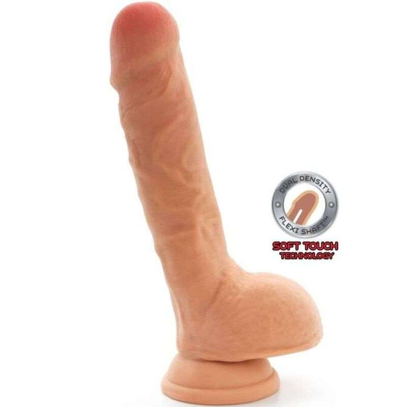 GET REAL - DUAL DENSITY DILDO 25,5 CM BALLS SKIN GET REAL - DUAL DENSITY DILDO 25,5 CM BALLS SKIN