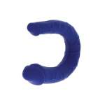 GET REAL - realistinen mini kaksois dildo sininen