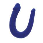 GET REAL - realistinen mini kaksois dildo sininen