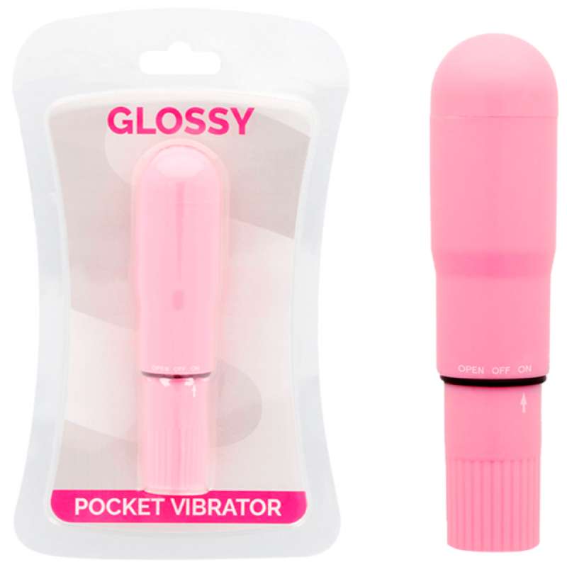 GLOSSY - POCKET VIBRATOR PINK GLOSSY - POCKET VIBRATOR PINK
