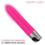 HAPPY LOKY - Piglet USB ladattava mini vibraattori pinkki