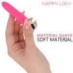 HAPPY LOKY - Piglet USB ladattava mini vibraattori pinkki