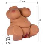 HIDDEN DESIRE - FAT FUCK QUEEN FEMALE MASTURBATOR TORSO 6 KG