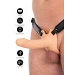 HIDDEN DESIRE - INFERNO VIBRATING PENIS SLEEVE STRAP-ON  16 CM