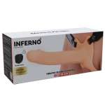 HIDDEN DESIRE - INFERNO VIBRATING PENIS SLEEVE STRAP-ON 20 CM