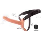 HIDDEN DESIRE - INFERNO VIBRATING PENIS SLEEVE STRAP-ON 20 CM