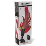 HIDDEN DESIRE - Inferno realistinen vibraattori, kaukosäädin, ihonvärinen