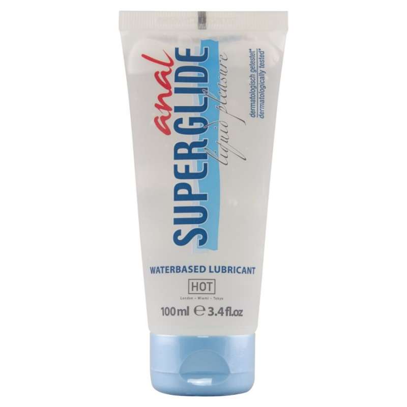 HOT - ANAL SUPERGLIDE LIQUID PLEASURE WATERBASED LUBRICANT 100 ML HOT - ANAL SUPERGLIDE LIQUID PLEASURE WATERBASED LUBRICANT 100 ML