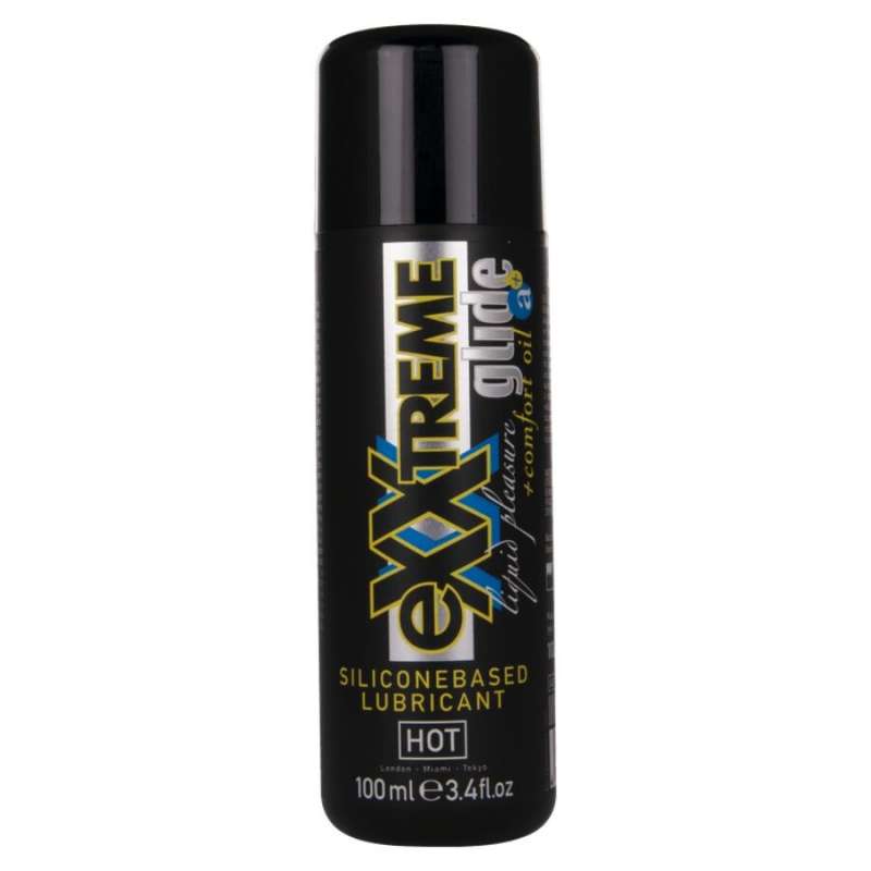 HOT - EXXTREME GLIDE SILICONEBASED LUBRICANT + COMFORT OIL A+ 100 ML