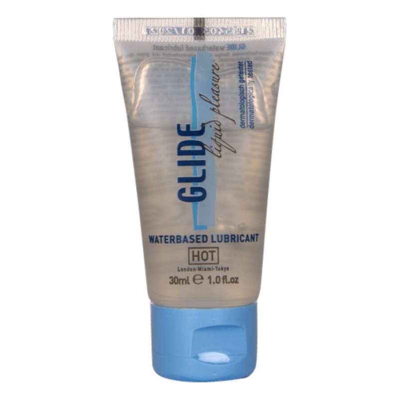HOT - GLIDE LIQUID PLEASURE WATERBASED LUBRICANT 30 ML HOT - GLIDE LIQUID PLEASURE WATERBASED LUBRICANT 30 ML