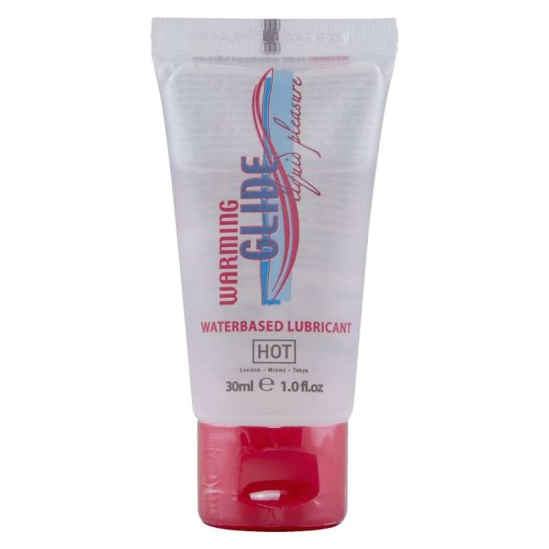 HOT - WARMING GLIDE LIQUID PLEASURE WATERBASED LUBRICANT 30 ML