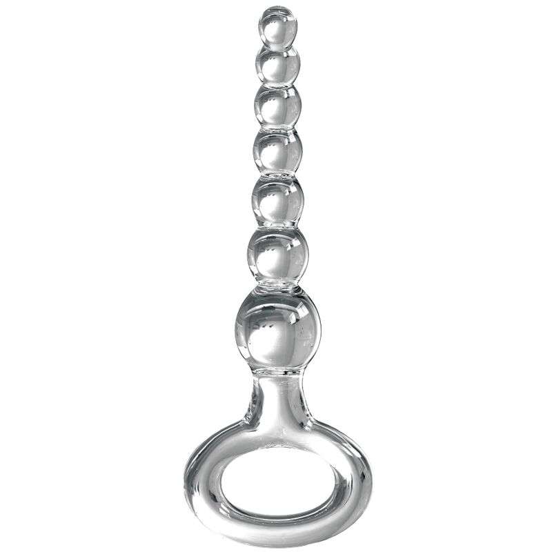 ICICLES - N. 67 GLASS ANAL PLUG ICICLES - N. 67 GLASS ANAL PLUG