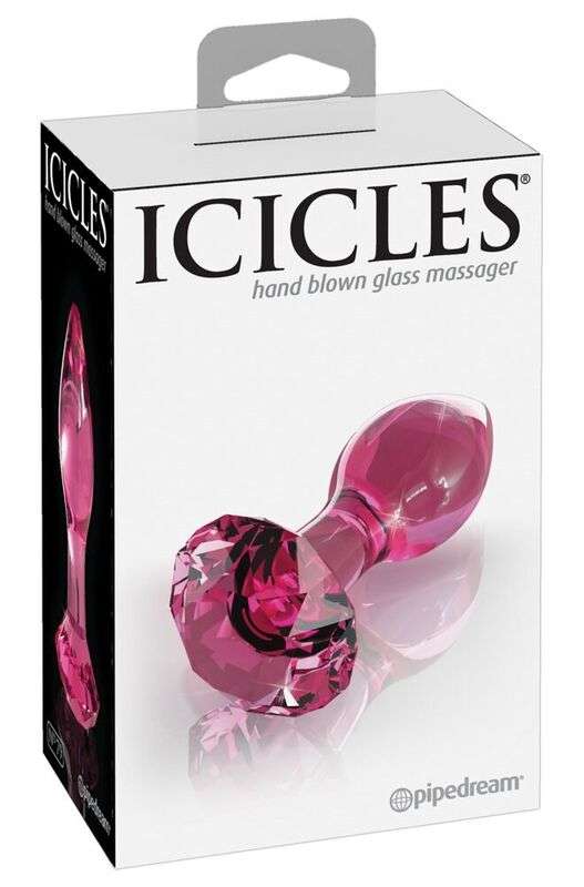 ICICLES - N. 79 GLASS ANAL PLUG ICICLES - N. 79 GLASS ANAL PLUG
