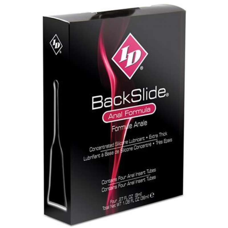 ID BACKSLIDE - ANAL INSERT 4 TUBES 8ML ID BACKSLIDE - ANAL INSERT 4 TUBES 8ML