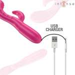 INTENSE - AMARA VIBRATOR WITH STIMULATING TONGUE 10 VIBRATIONS PINK