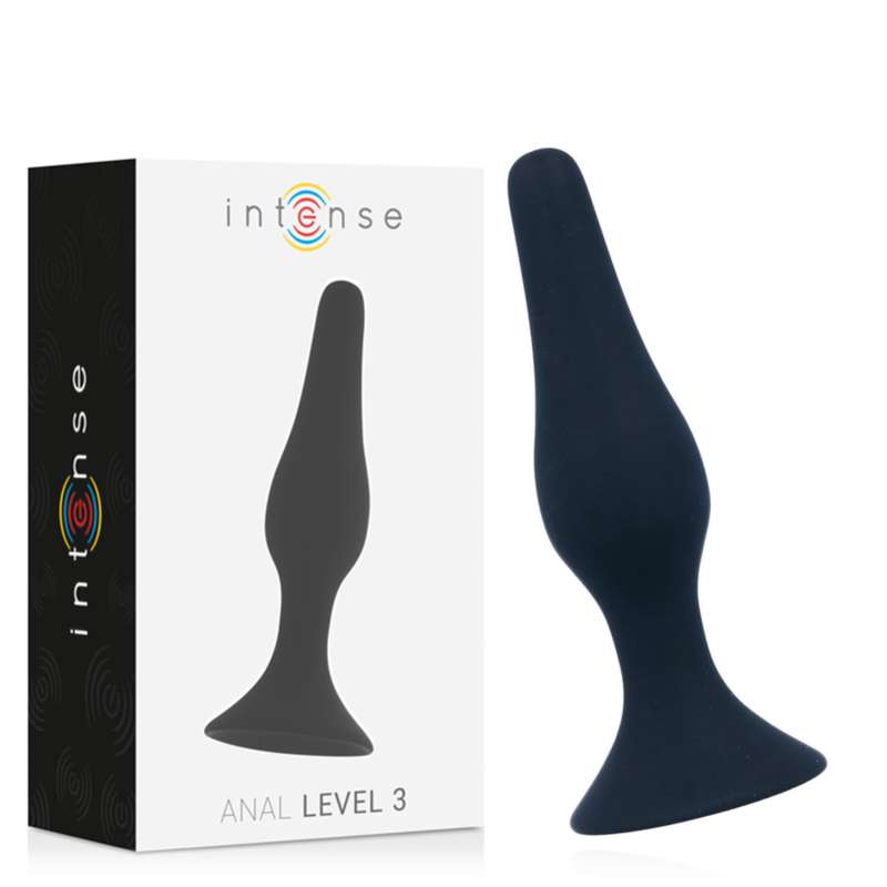 INTENSE - ANAL LEVEL 3 12.5CM BLACK INTENSE - ANAL LEVEL 3 12.5CM BLACK