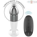 INTENSE - ANAL PLUG 10 VIBRATIONS METAL DILDO WITH REMOTE CONTROL M