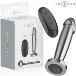 INTENSE - ANAL PLUG 10 VIBRATIONS METAL DILDO WITH REMOTE CONTROL M