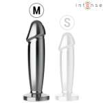 INTENSE - ANAL PLUG 10 VIBRATIONS METAL DILDO WITH REMOTE CONTROL M