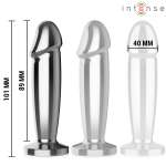 INTENSE - ANAL PLUG 10 VIBRATIONS METAL DILDO WITH REMOTE CONTROL M