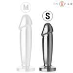 INTENSE - ANAL PLUG 10 VIBRATIONS METAL DILDO WITH REMOTE CONTROL S