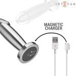 INTENSE - ANAL PLUG 10 VIBRATIONS METAL DILDO WITH REMOTE CONTROL S