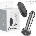 INTENSE - ANAL PLUG 10 VIBRATIONS METAL DILDO WITH REMOTE CONTROL S