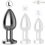 INTENSE - ANAL PLUG 10 VIBRATIONS METAL WITH REMOTE CONTROL L