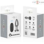 INTENSE - ANAL PLUG 10 VIBRATIONS METAL WITH REMOTE CONTROL L
