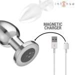 INTENSE - ANAL PLUG 10 VIBRATIONS METAL WITH REMOTE CONTROL L