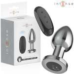 INTENSE - ANAL PLUG 10 VIBRATIONS METAL WITH REMOTE CONTROL L