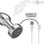 INTENSE - ANAL PLUG 10 VIBRATIONS METAL WITH REMOTE CONTROL S